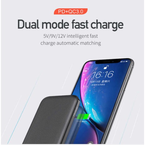 Mcdodo MC-658 Powerbank 10000mAh Digtial Display PD QC 3.0 Fast Charge 18W