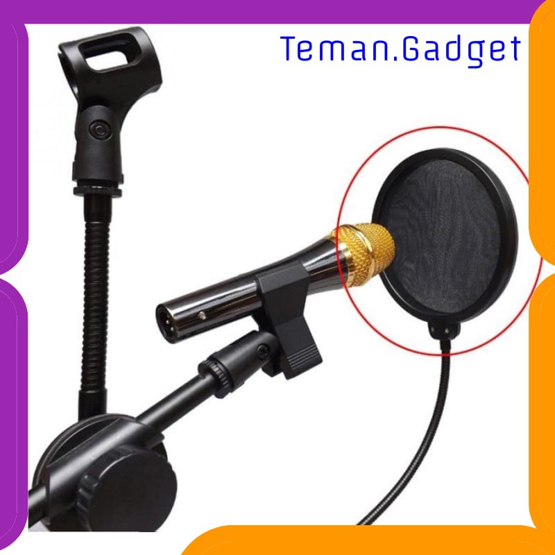TG-BD078 TaffSTUDIO Pop Shield Filter Mikrofon Dual Layer BOP - MPF-6