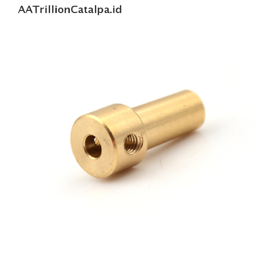 (AATrillionCatalpa) Jt0 Kopling Motor Shaft Bahan Kuningan Ukuran 2.3mm