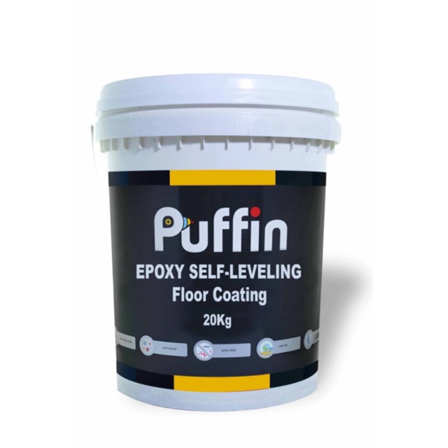 Puffin paint Cat lantai epoxy self leveling PUFFIN 195 ( topcoat ) 20kg