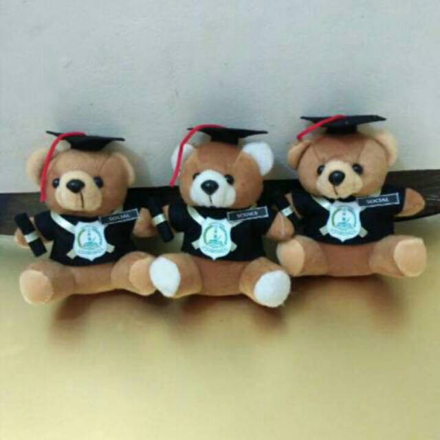 

Boneka 14 cm teddy bear + name tag +kartu ucapan + parcel