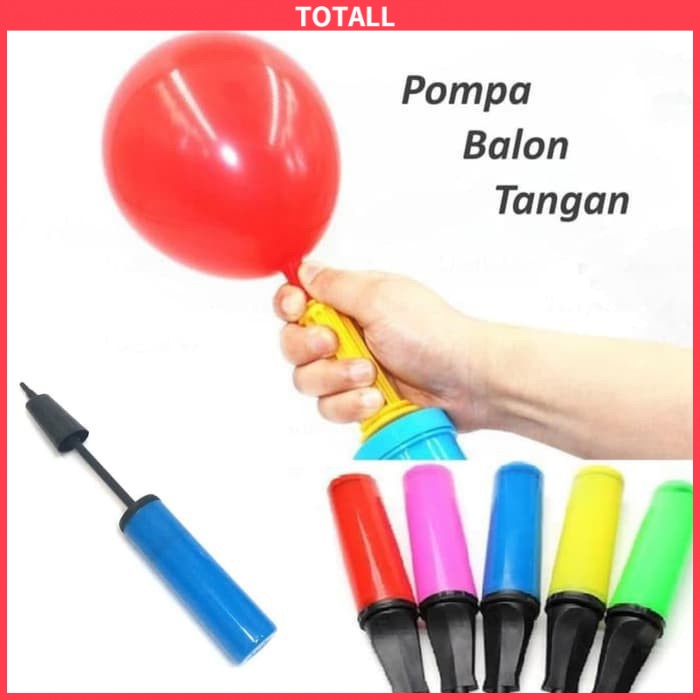 1PCS Mini Pompa Balon Tangan / Balloon Hand Pump totall