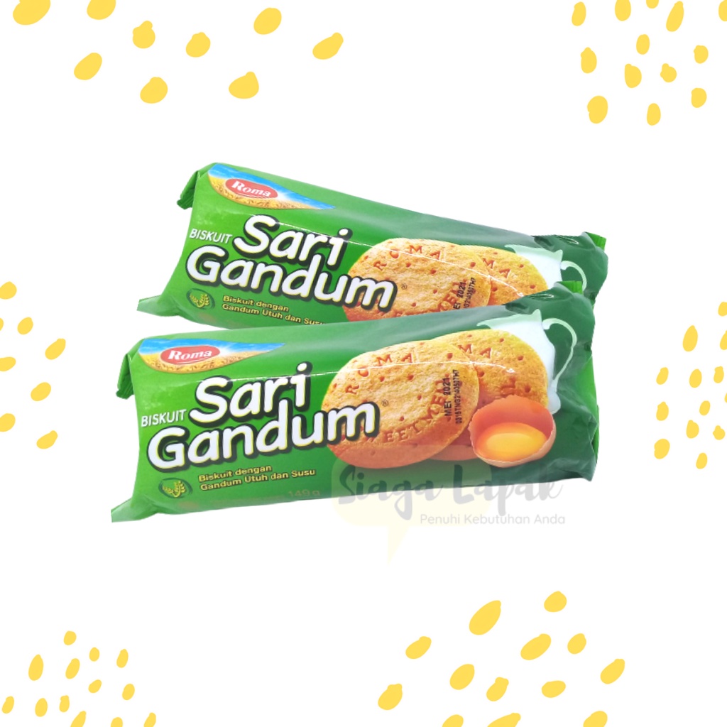 Biskuit Roma Sari Gandum Susu Roll 149 gram