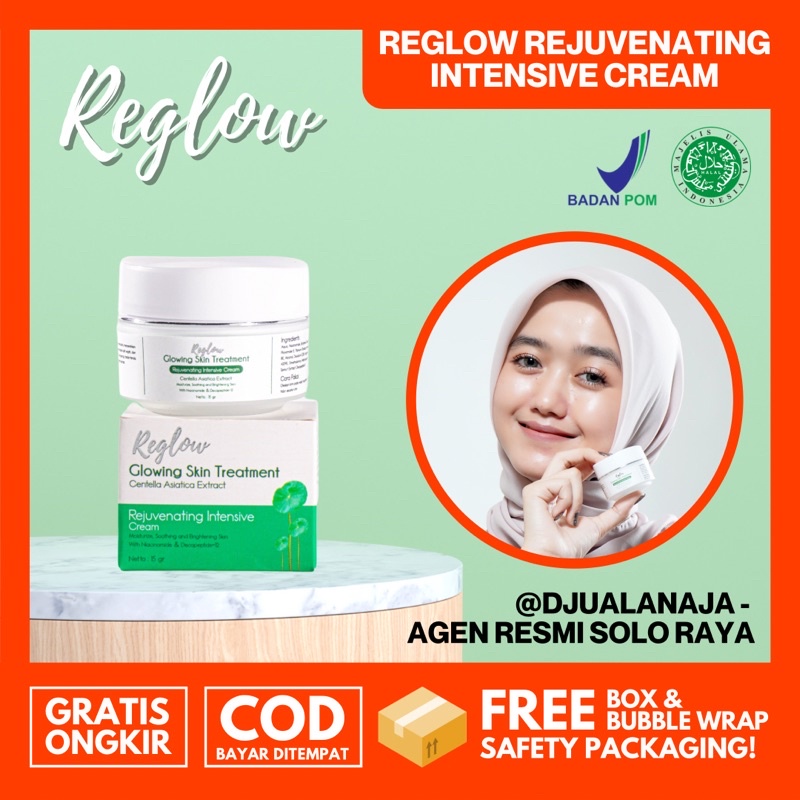 COD REGLOW AGEN RESMI GLOWING SKIN TREATMENT ORIGINAL BPOM - RE GLOW PERAWATAN WAJAH FACIAL WASH KRIM JERAWAT TONER MICELLAR-INTENSIVE CREAM