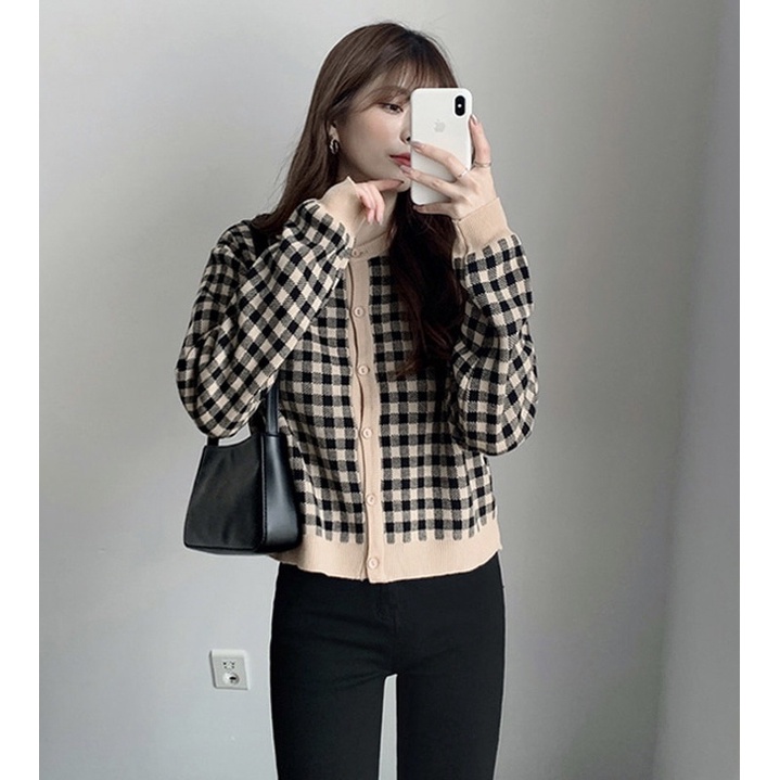 Blairs - atasan wanita cewek blouse kemeja cardigan outer sweater jacket wanita cewek knitt lengan p