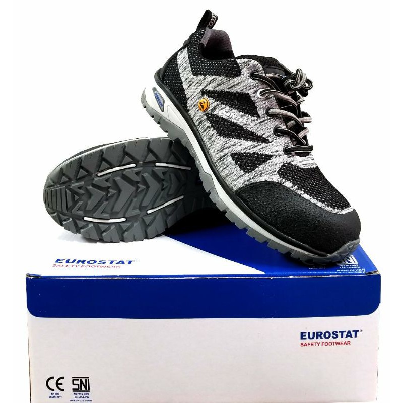 Sepatu Safety Shoes Casual Sporty Eurostat Zebra