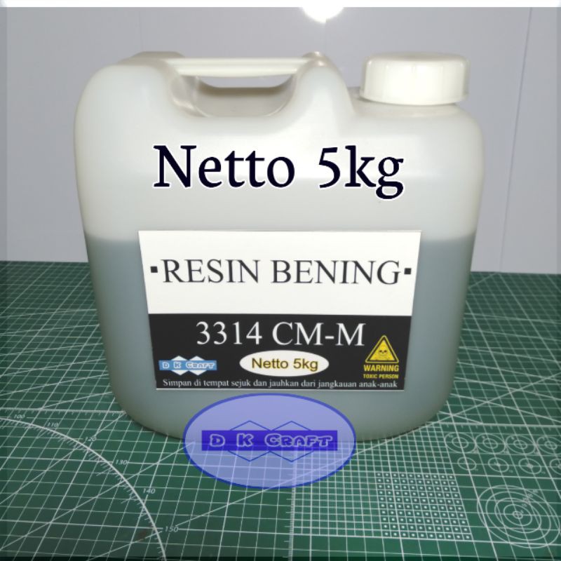 Resin Bening 5Kg plus Katalis