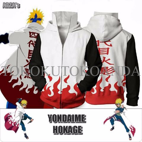 JAKET YONDAIME HOKAGE NARUTO / JAKET NARUTO / JAKET HOKAGE/ JACKET