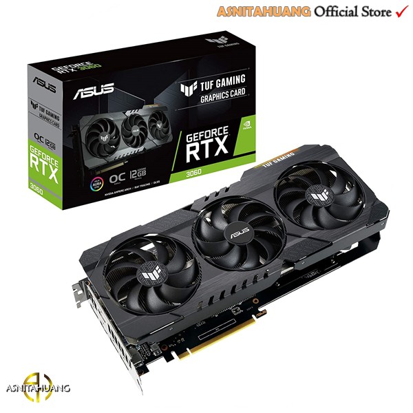 VGA Asus TUF Gaming NVIDIA GeForce RTX 3060 OC 12GB GDDR6