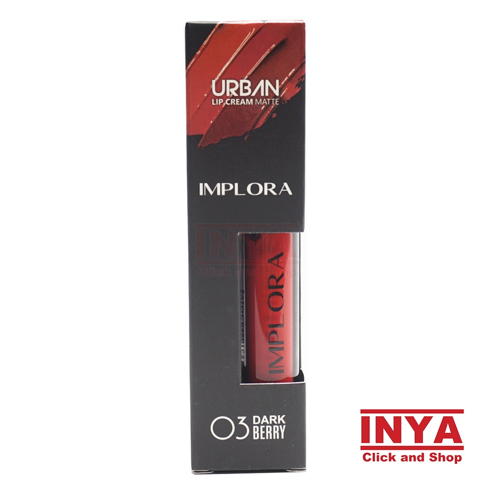 IMPLORA URBAN LIP CREAM MATTE 03 DARK BERRY 2.9gr