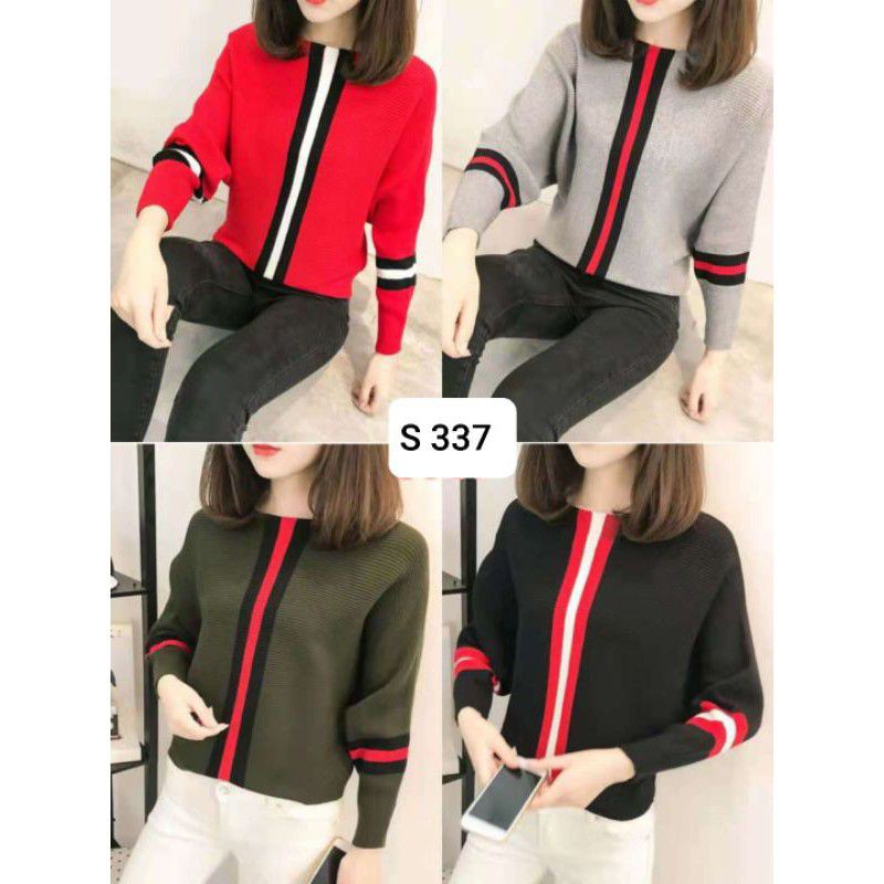 ATASAN RAJUT IMPORT S337 W