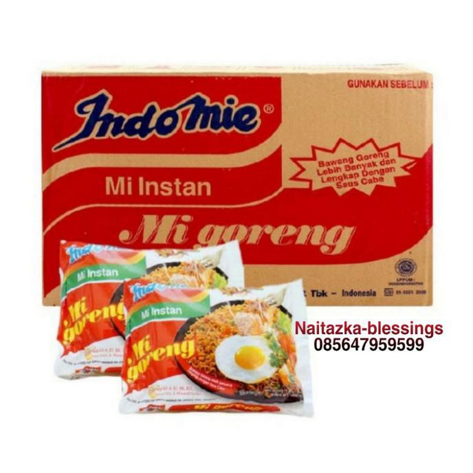 

Terlaris# Indomie Goreng 1 Dus Isi 40