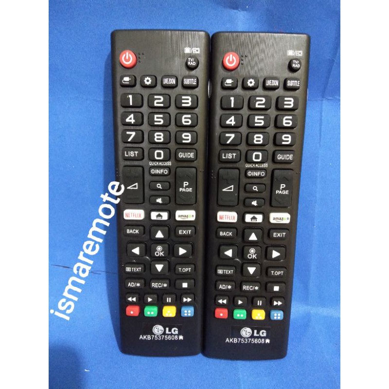 REMOT REMOTE TV LG LCD LED Smart TV Netflix AKB75375608 Original Pabrik / KW