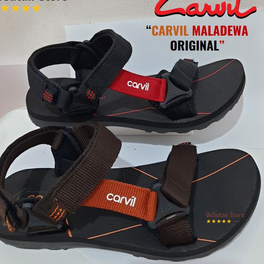 Siap Kirim.. Carvil Maladewa Sandal Pria Sandal Gunung Pria Dewasa Maxima Remaja Travel Fashion [DeS