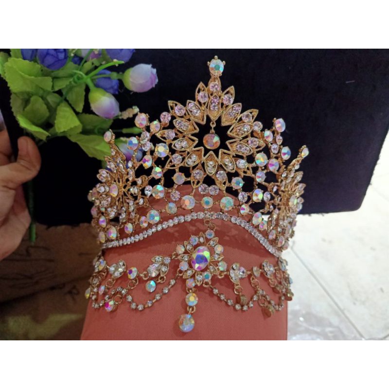 MAHKOTA PENGANTIN  BERJURAI  FUL MATA DASAR GOL