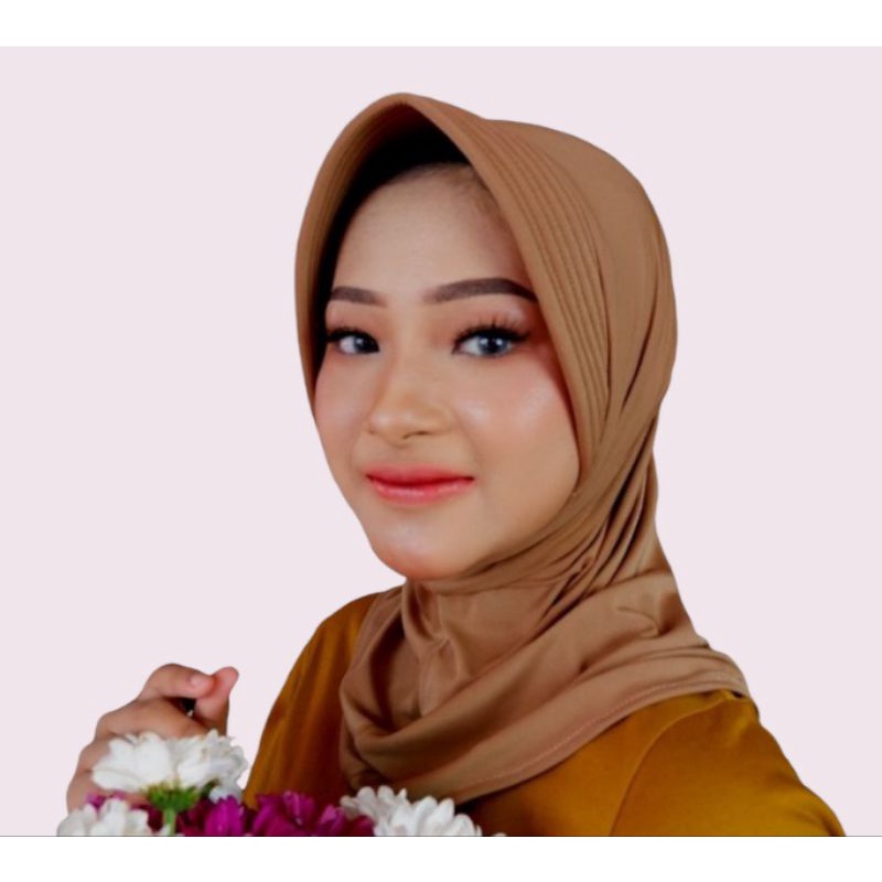JILBAB SPORT // JILBAB VOLLEY // HIJAB SPORTY // JILBAB INSTAN SPORT // KERUDUNG INSTAN-Mocca
