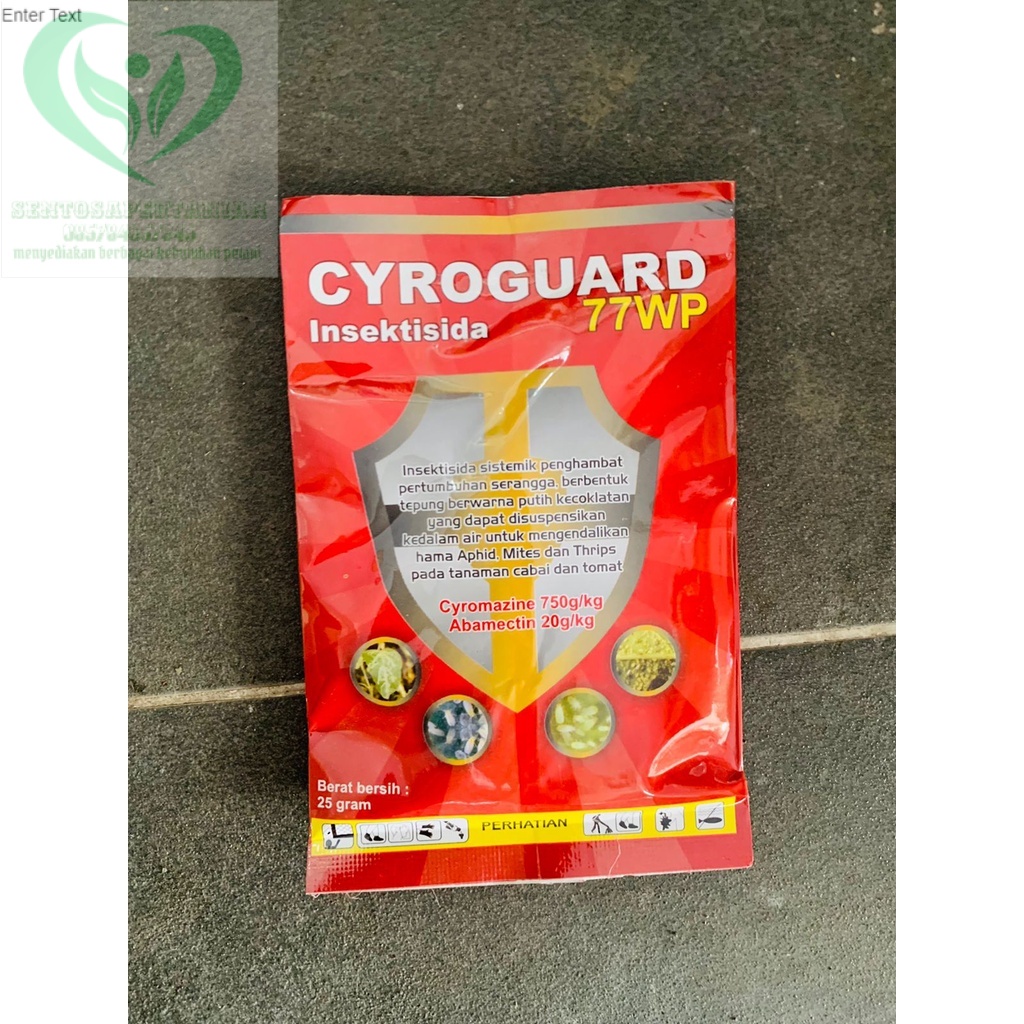 Insektisida sistemik CYROGUARD 77WP  isi 25gr dari INDAH PERKASA UTAMA
