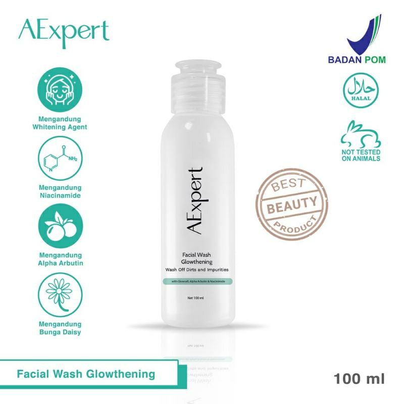AExpert Glowing Facial Wash Skincare Ashanty