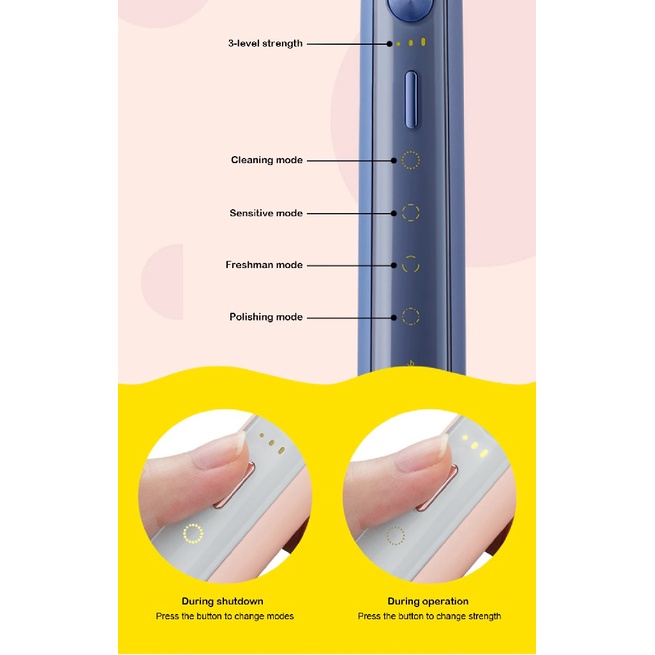 SOOCAS X5 Sonic Electric Toothbrush - Sikat Gigi Elektrik Set Lengkap - Bisa dicharge