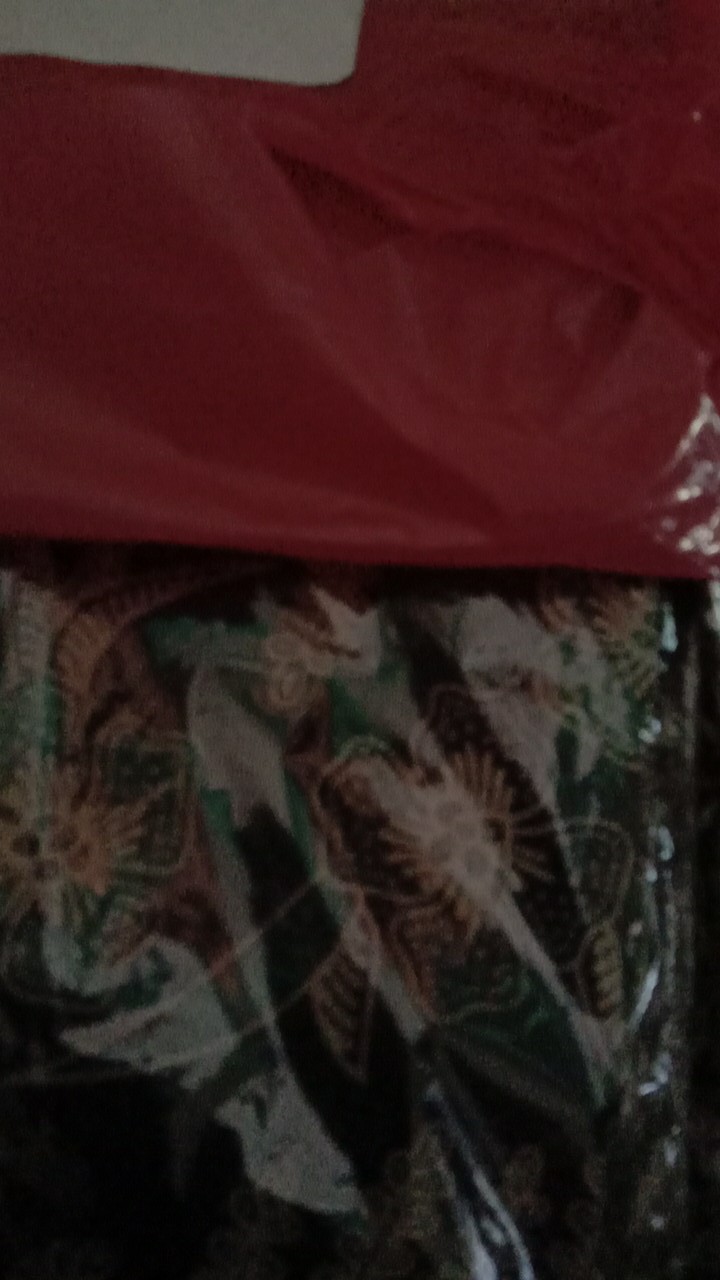 Tey-17 Batik Wanita Asj Sa Hrb026 Kenongo Kemeja Tosca Pendek