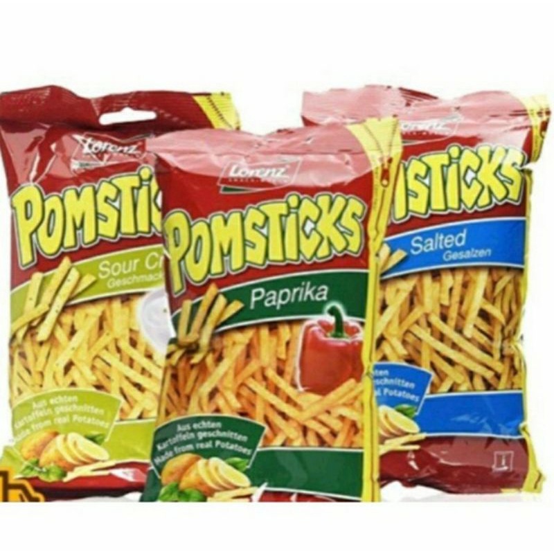 

Lorenz Pomsticks Paprika Salted Sour Cream 100gr