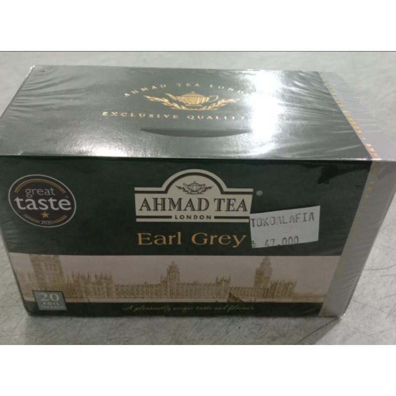 Jual Teh Ahmad Tea London Earl Grey 20 Bags Shopee Indonesia