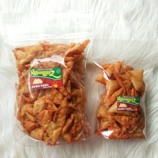 

Kripangzzz Keripik Pangzit Sambal Balado Extra Pedas Keripik Pangsit