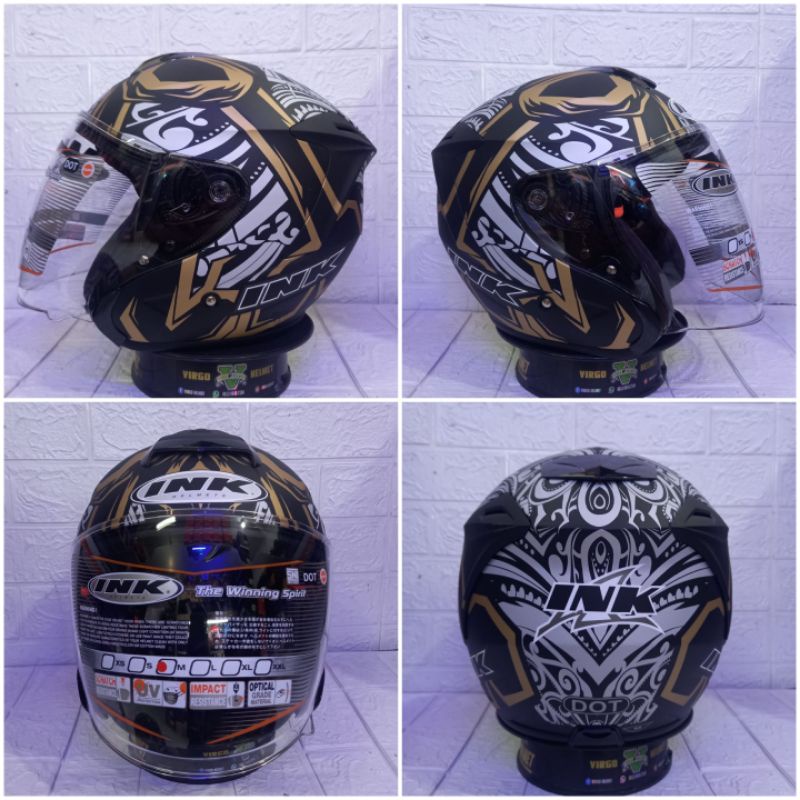 INK DYNAMIC MOTIF SERI#3 BLACK MATT GOLD INK DYNAMIC ORIGINAL TERMURAH