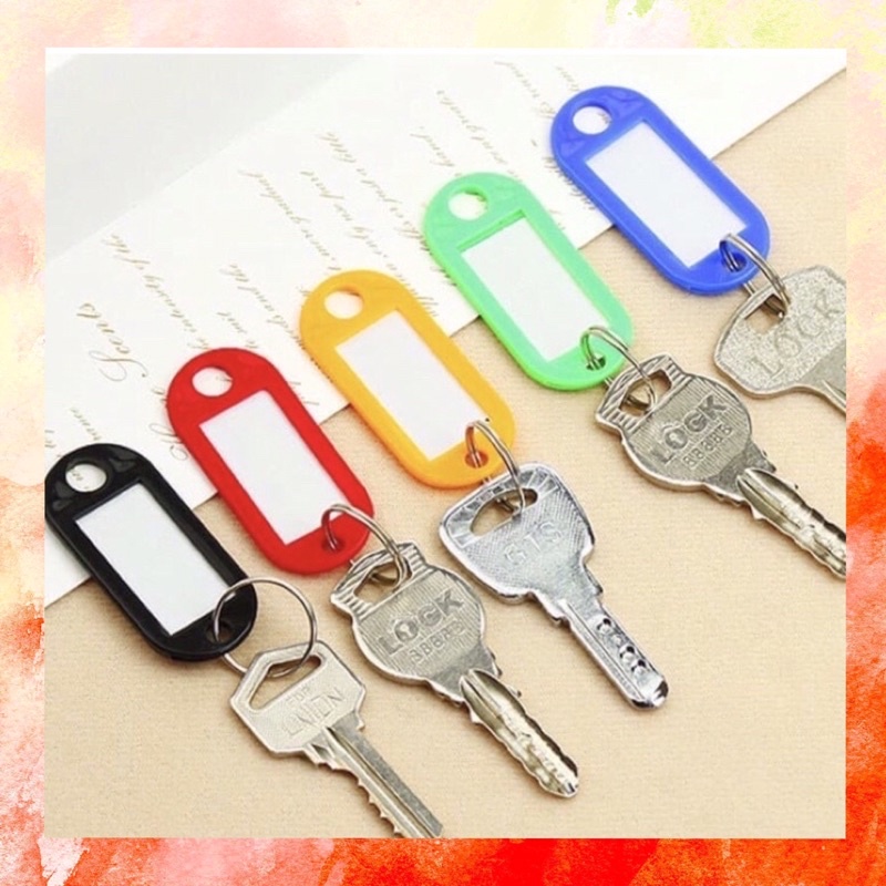 GANTUNGAN KUNCI LABEL NAMA KEY CHAIN LABEL