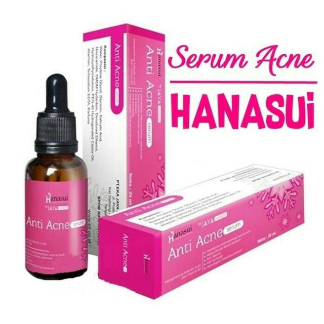 HANASUI ANTI ACNE SERUM / SERUM ANTI JERAWAT BPOM PT JAYA MANDIRI ORIGINAL