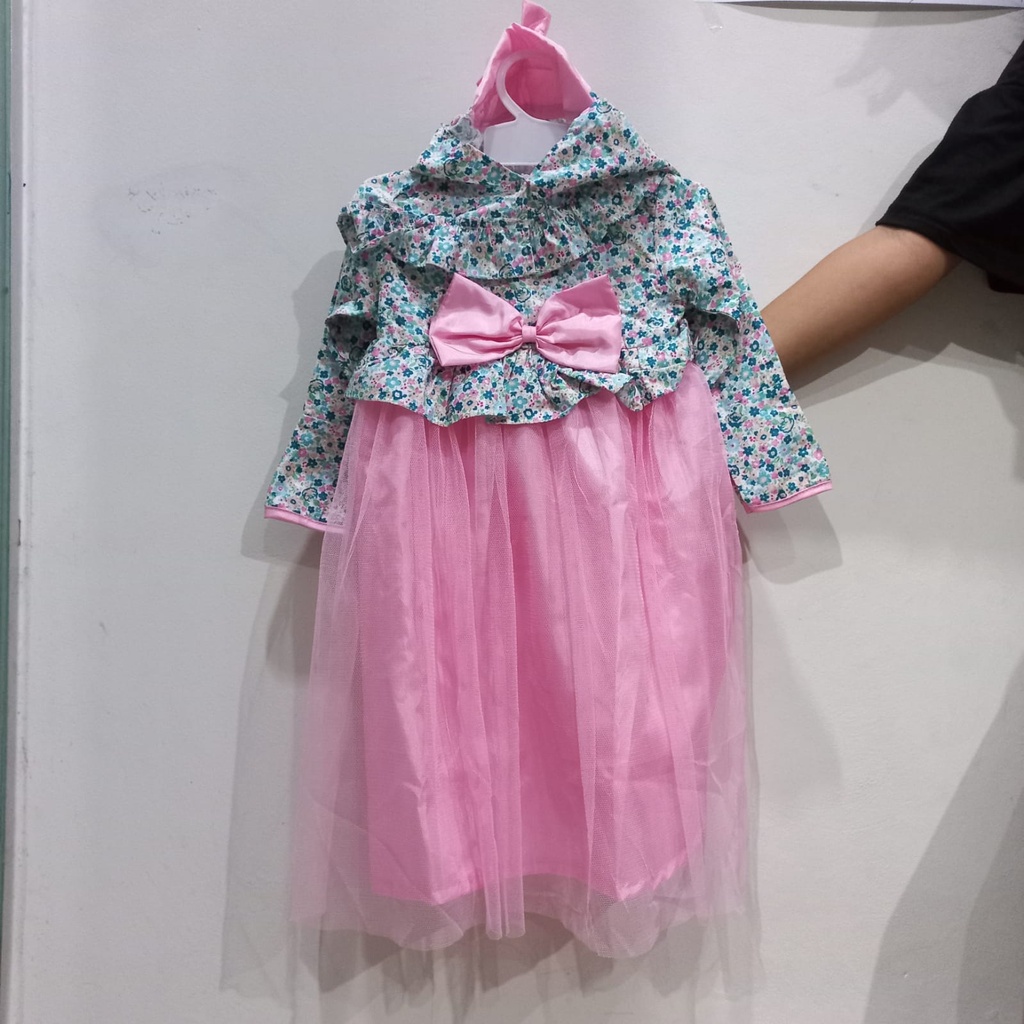 Baju Muslim Bayi Gamis Anak Perempuan 5-18 bulan Gamis Princess Baju Pesta Murah KA99 Gaun Syari'i