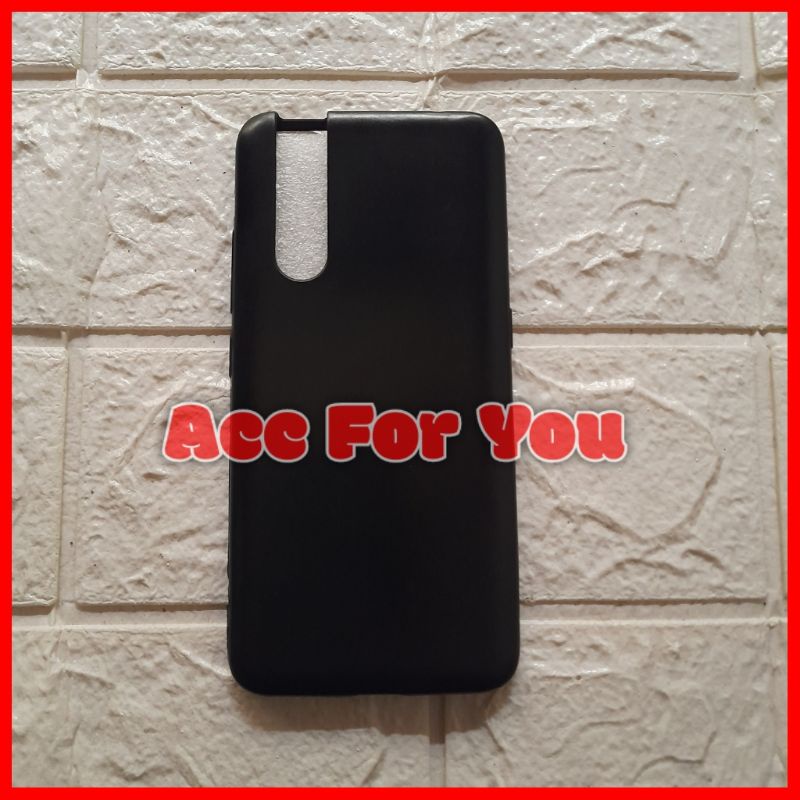 Soft Case Vivo V15 Pro Softcase Black Matte Soft Case Hitam Casing Silikon Blackmate Cover Jelly Cas