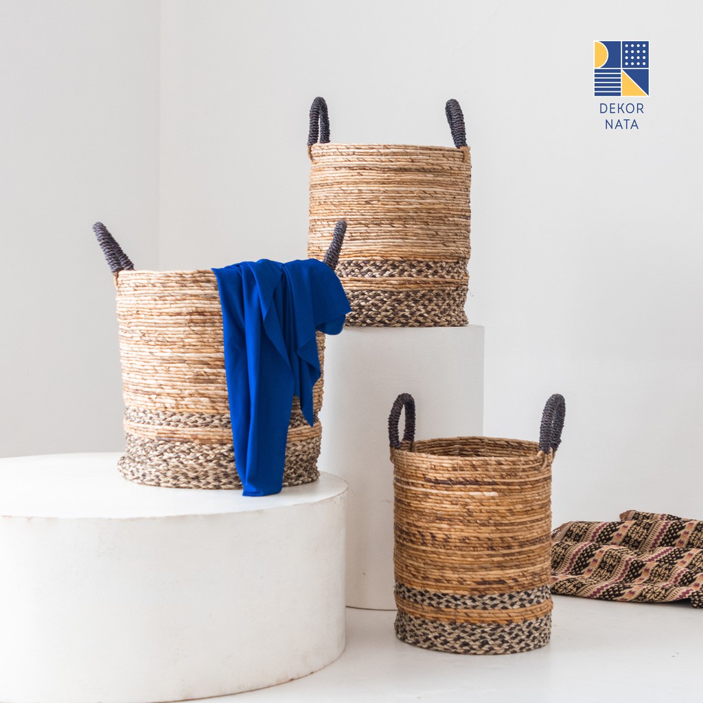 

Dekornata Rana Basket / Keranjang Anyaman / Laundry Bag / Cover Pot