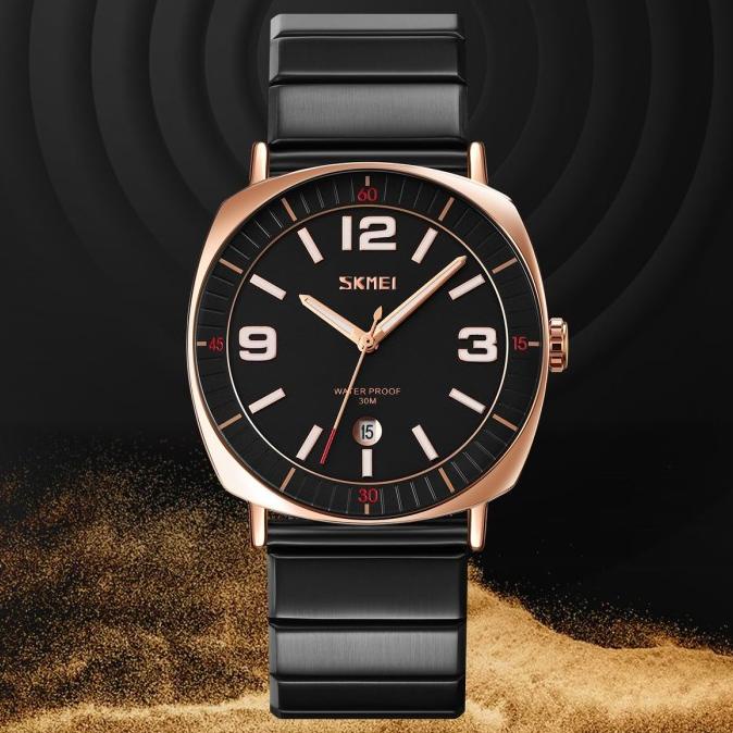 SKMEI 9280 Original Jam Tangan Pria Analog Rantai Casual Tahan Air