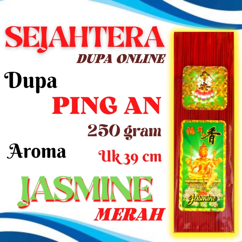 Dupa Hio Harum “Jasmine” 250gram Pouch