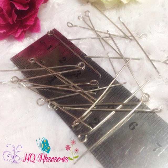 Paku 9 / eyepin silver