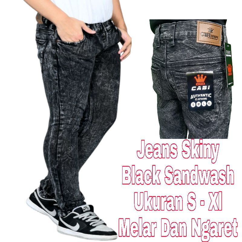 Celana Jeans Black sandWash / Blue sandWash / Jeans Black Sandwash / Jeans Blue Sandwash Pria / Celana Jeans Pria