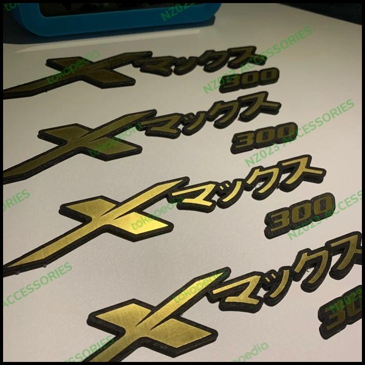 Jual Emblem Logo Yamaha Xmax Japan X Max Gold Plate Indonesia