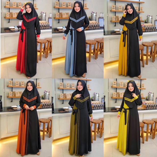 Gamis. Dress syari alysa by cupin