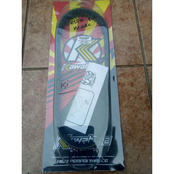 Vbelt Kawahara Racing Vespa Matic 3V Liberty Sprint Primavera LX 125 150 Metik V-Belt Vanbelt Fan Va