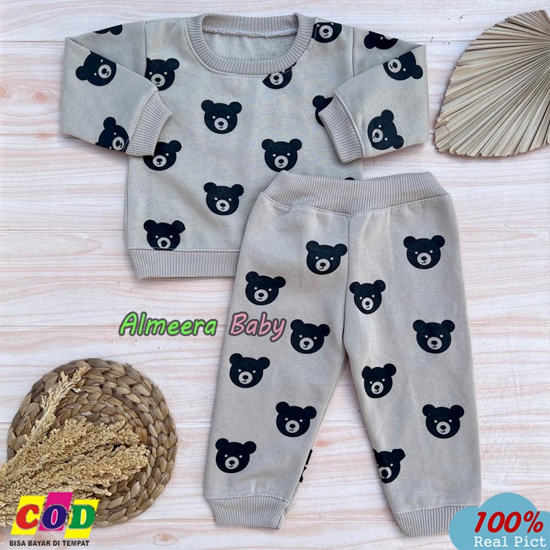 Setelan Baju Bayi Setelan Sweater Bayi Usia 3-12 Bulan Almeera Baby And Kids