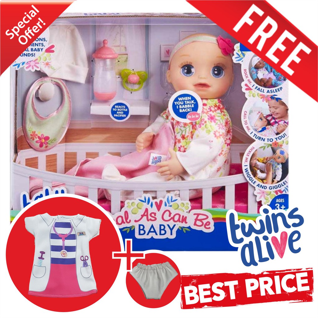 hasbro baby alive real as can be