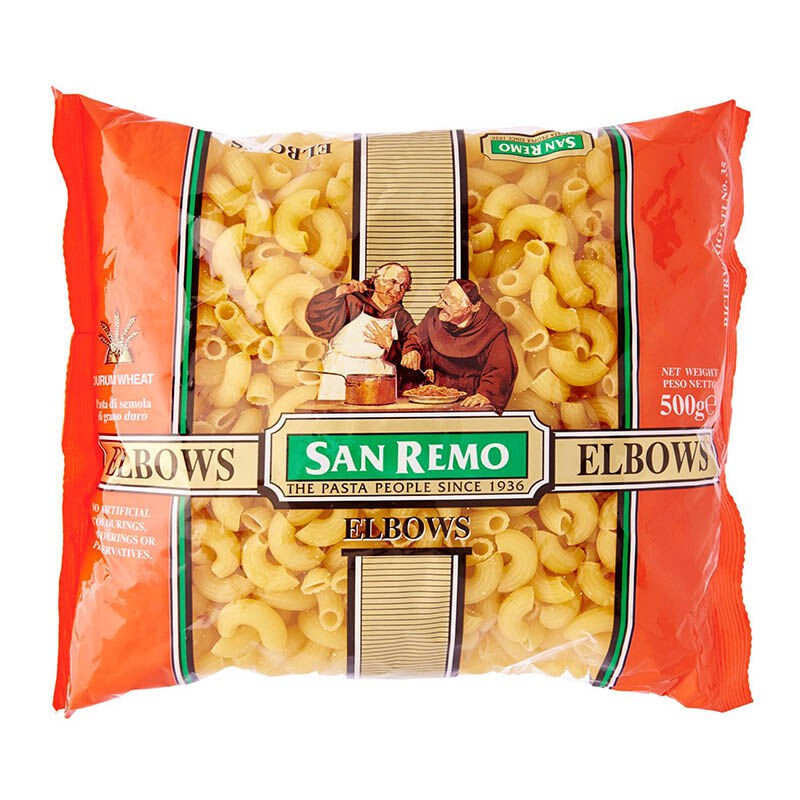 

SAN REMO Pasta Elbow 500gr