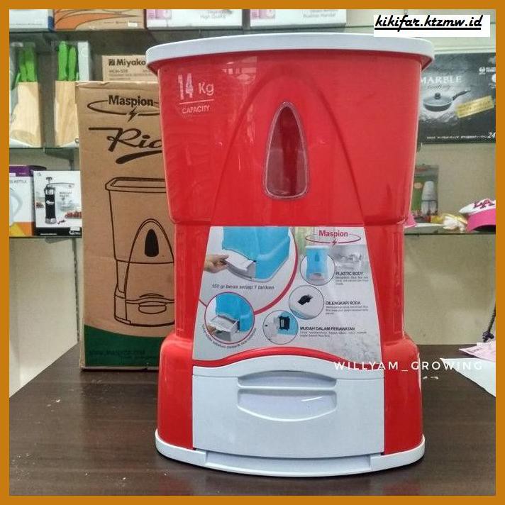 

ANEKA-BERAS- RICE BOX MASPION MRD1400AP MRD-1400 14KG TEMPAT BERAS - PROMO -BERAS-SEHAT.