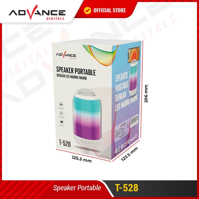 Advance Speaker Portable Bluetooth T 528 / T528