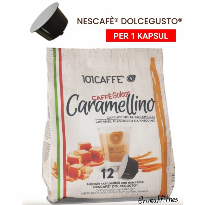 

ISTIMEWA NESCAFE DOLCE GUSTO SALTED CARAMEL PER KAPSUL