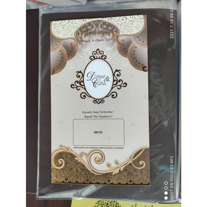 UNDANGAN BLANGKO ERBA 88133