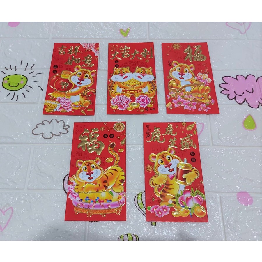 

Angpao Imlek Shio Macan Murah LL1006 | Kertas Artpaper Premium Isi 5pc