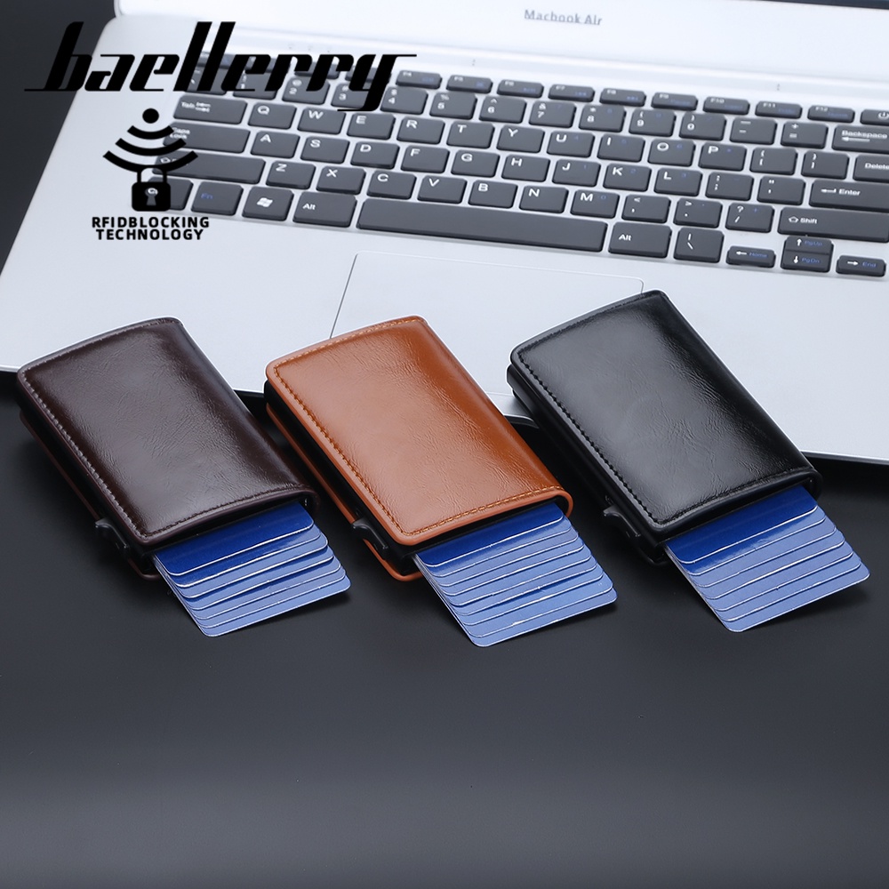 BAELLERRY K9178 Dompet Kartu Pria Bahan Kulit PU Leather Premium WATCHKITE WKOS