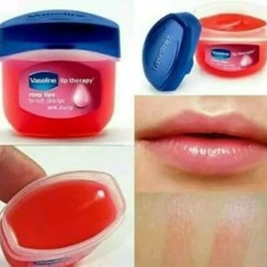 Vaseline Mini Rosy Lips Pemerah Bibir Pelembab - Lipstick Lip Stick Pemerah Bibir Alami Pelembab Bib